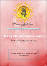 Make a Joyful Noise SATB choral sheet music cover